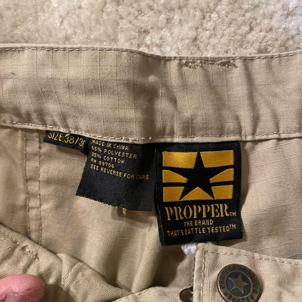 Propper tan rip stop cargo pants